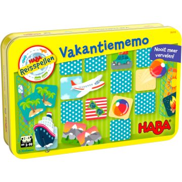 €12.99 Haba spel: Vakantiememo memory memorie magnetisch reisspel 5+