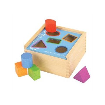 €15,99 Bigjigs eerste vormenstoof First Posting Box