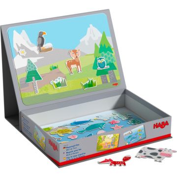 Haba Magneetspeldoos Wereld van de Dieren 3+