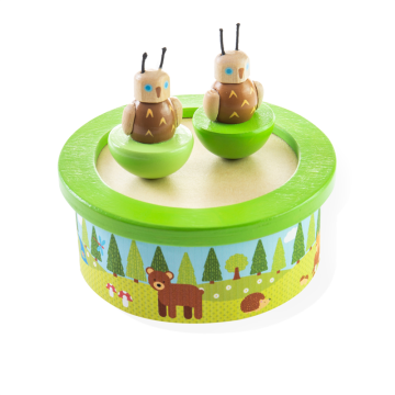 €19.99 Bigjigs houten muziekdoos Woodland / Bosdieren