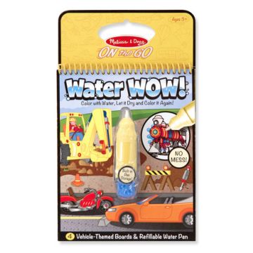 €7.49 Melissa and Doug Water WOW kleurboek herbruikbaar herbruikbare tekenboek tekenblok voertuigen reusable