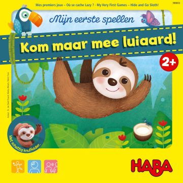 Haba mijn eerste spel: Kom maar mee Luiaard! 2+