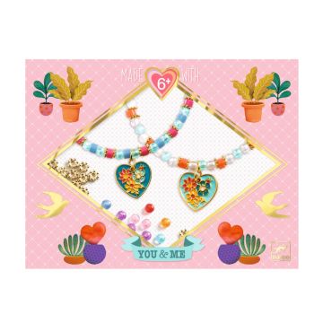 Djeco You & Me Armbandjes maken  - Hartjes