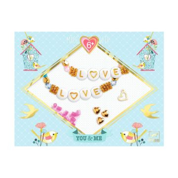 Djeco You & Me Armbandjes maken - Letters