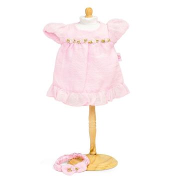 €12.99 MiniMommy jurk met haarband jurkje poppenjurk 