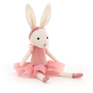 €22,99 Jellycat knuffel Pirouette konijn Rose 27cm (Pirouette Bunny Rose) ballerina ballet 