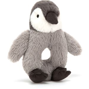 €15,95 Jellycat Pinguin rammelaar 13cm (Percy Penguin Grabber)  kraamcadeau baby