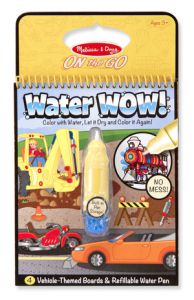 €7.49 Melissa and Doug Water WOW kleurboek herbruikbaar herbruikbare tekenboek tekenblok voertuigen reusable