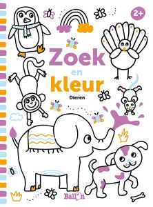 €4.10 Zoek en kleur boek dieren 2+ kleurboek doeboek zoekboek